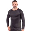 Poker Remera Hombre Manga Larga Proteccion Uv50+ Negro