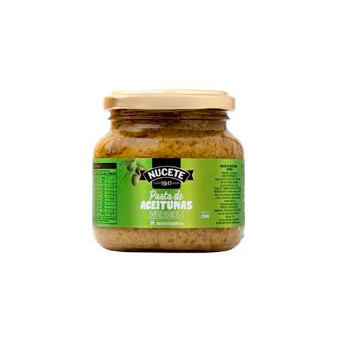 Pasta de aceitunas verdes 190g Nucete 