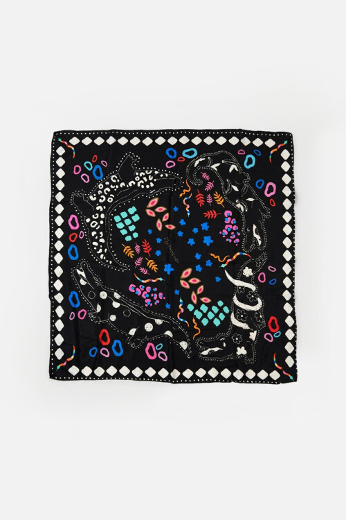 Pañuelo yacare negro