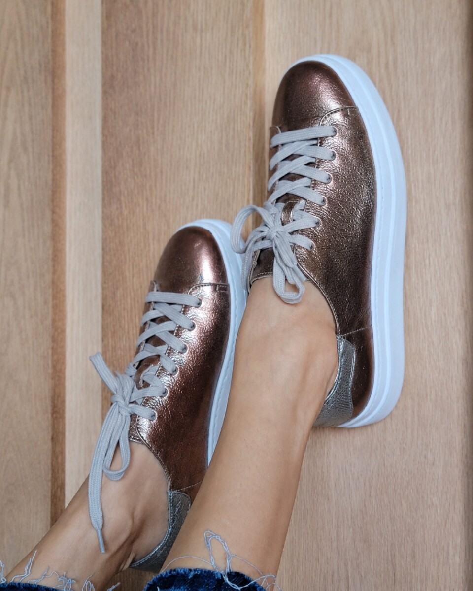 Zapatilla Aline - Bronce 