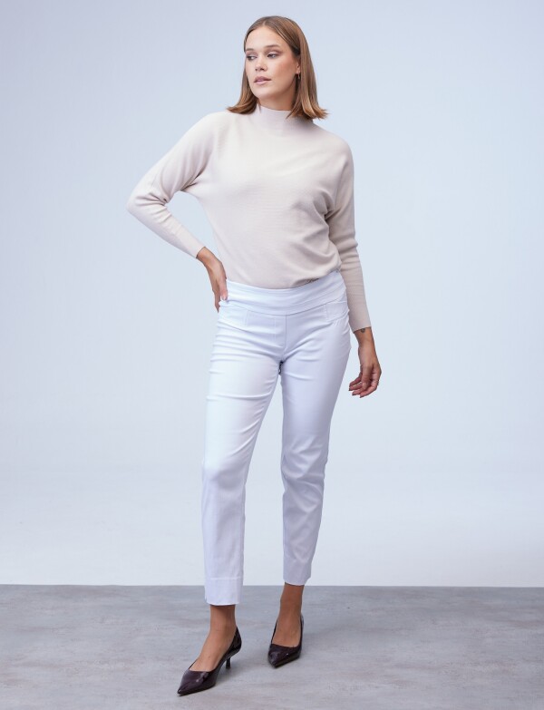 Pantalon Pull On BLANCO