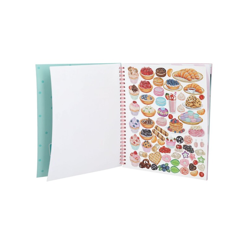 Libro para colorear con stickers y actividades Cake and Bake Libro para colorear con stickers y actividades Cake and Bake