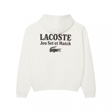 CANGURO LACOSTE SWEATSHIRT White