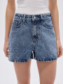 Short Balvik Azul Grisaceo