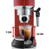Cafetera Espresso Delonghi Dedica Style Ec685w ROJ