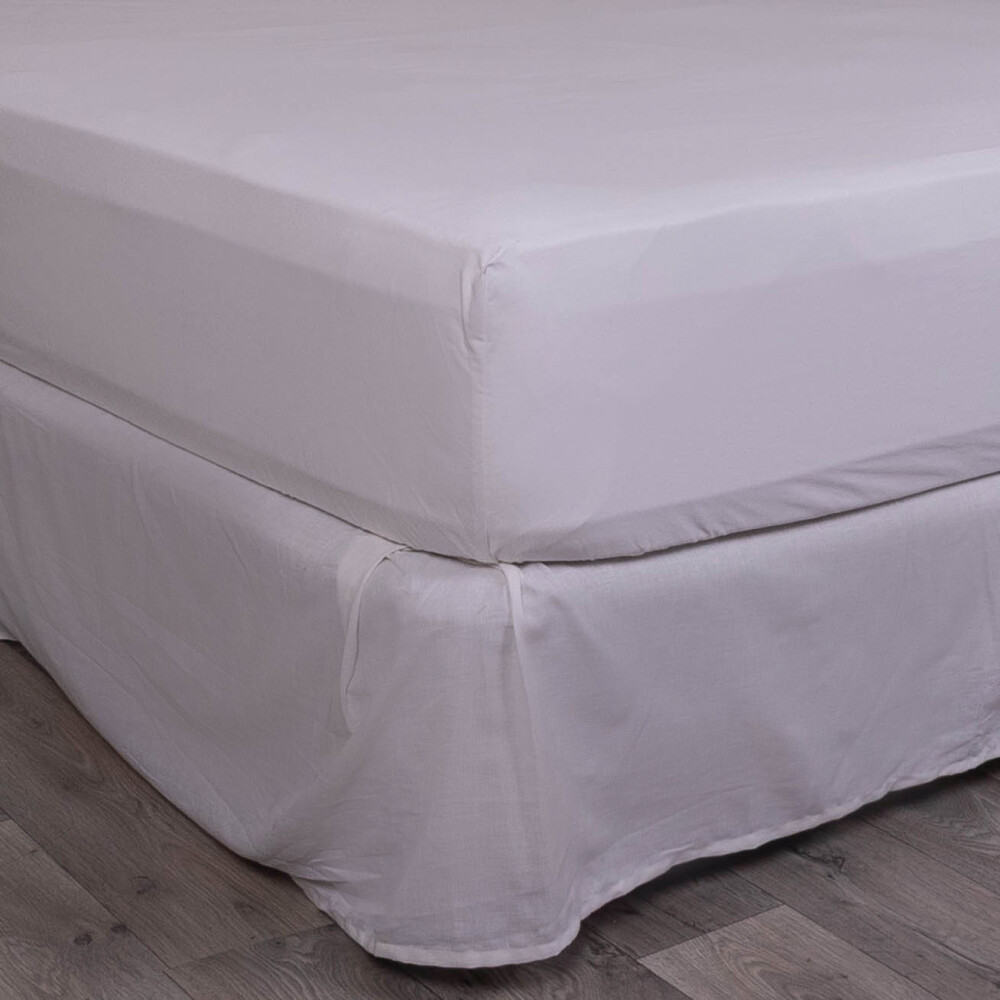 SÁBANA BAJERA SUPER KING ALGODON BLANCO 200 HILOS