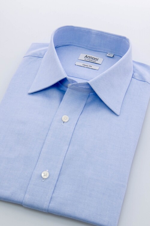 Camisa Annoni Classic Collar Pinpoint Camisa Annoni Classic Collar Pinpoint