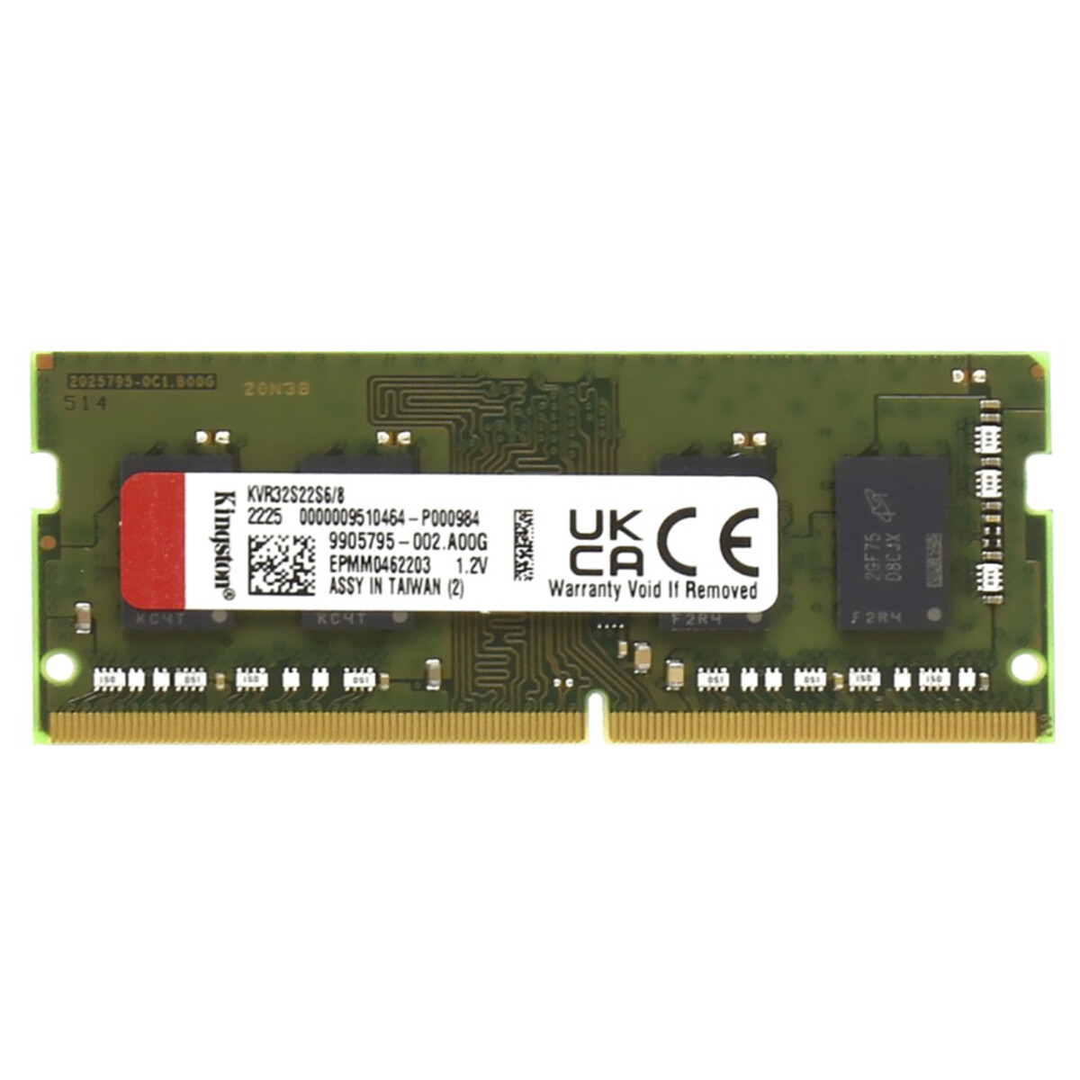 Memoria Ram 8gb 3200mhz Ddr4 Sodimm Kingston Kvr 