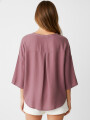 Blusa Quell Bordeaux Claro