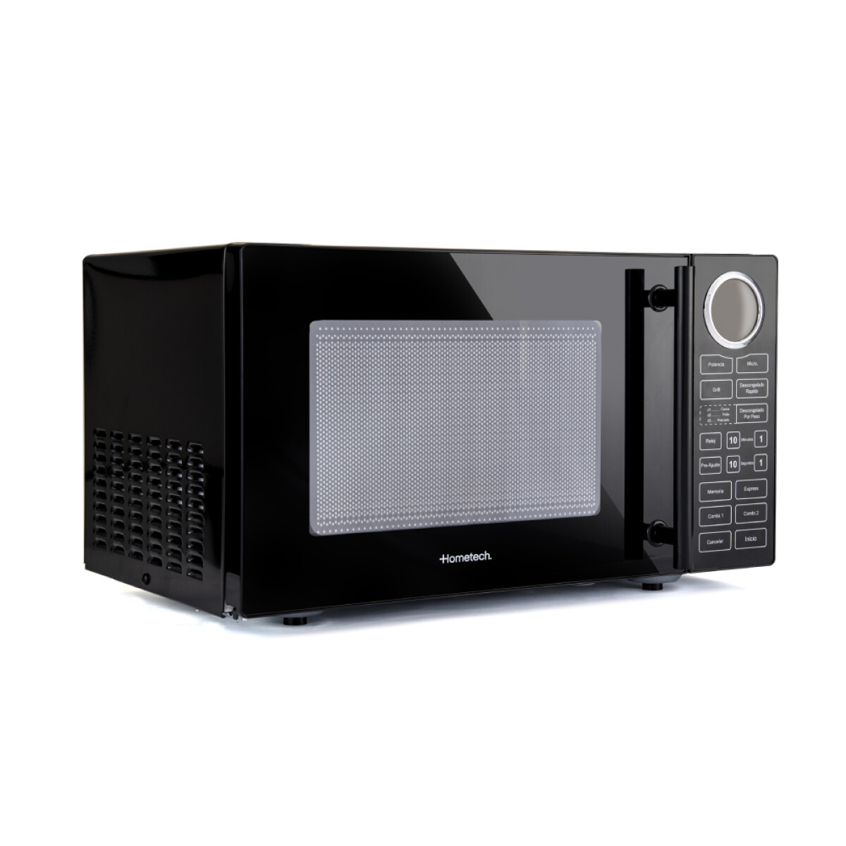 Microondas Hometech Negro Con Grill GED239B8H 23 Lt 