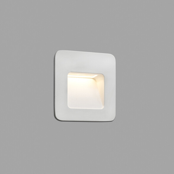 Luminaria de embutir LED pared 3W IP44 94mm cálida FA7004