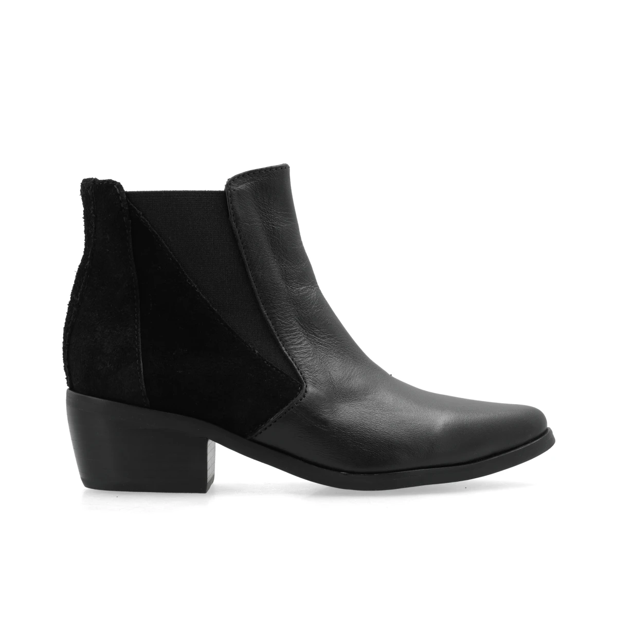 BOTA VENET - CUERO PRAGA - NEGRO 