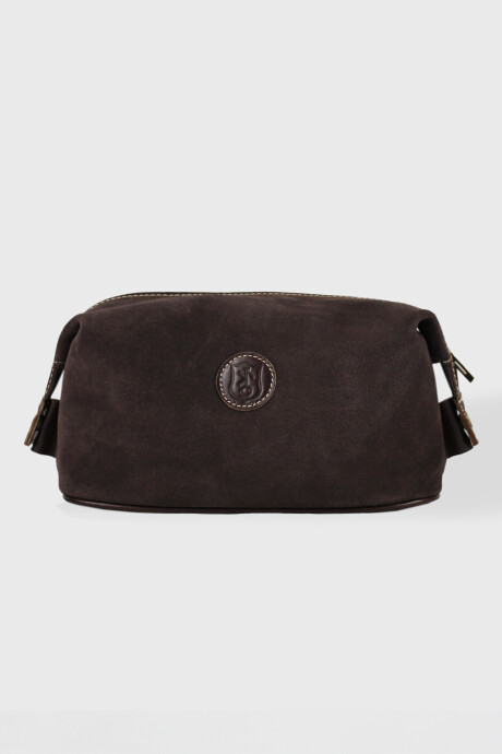 Necessaire Julián Marrón Oscuro
