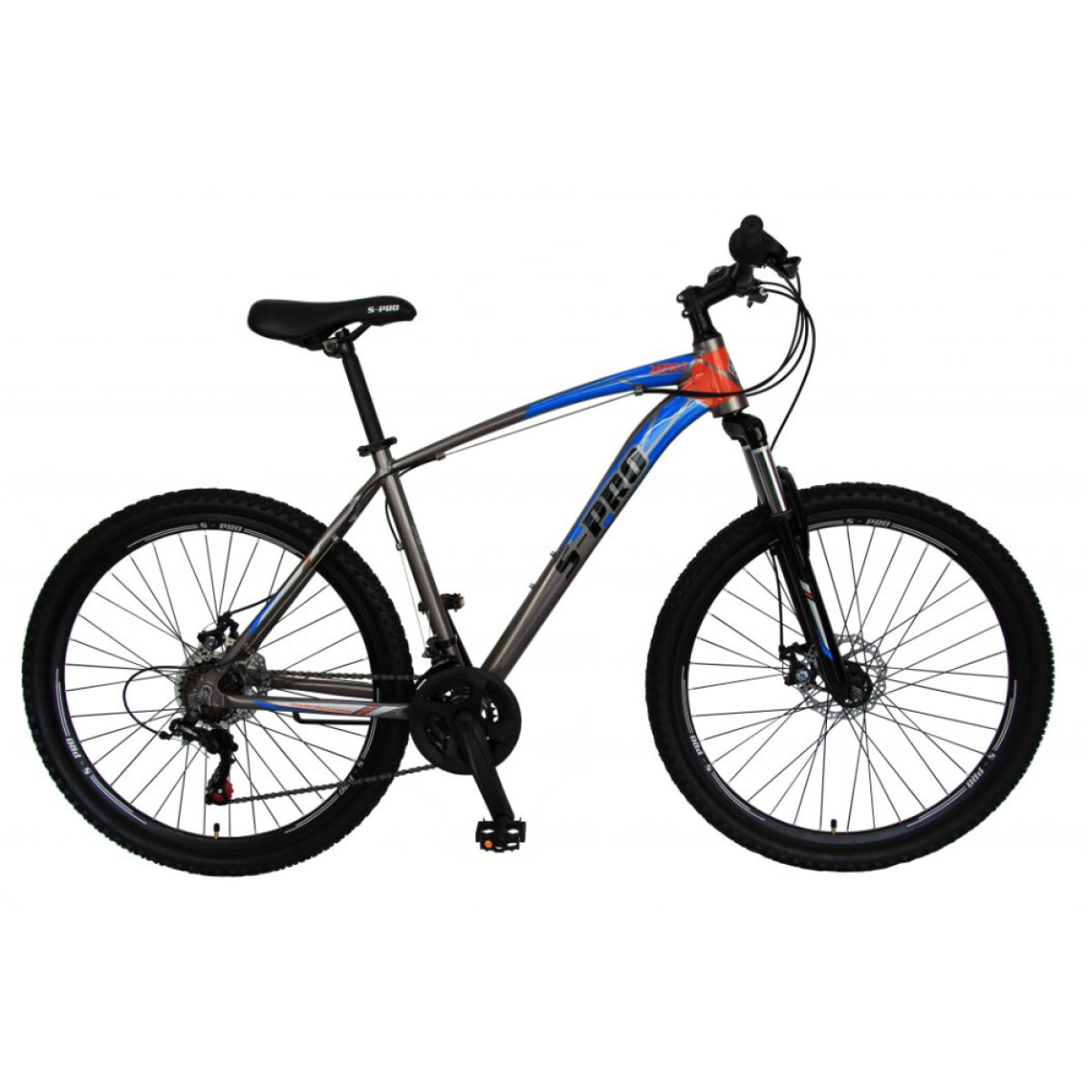 Bicicleta S-Pro Zero3 27.5 Man - Azul y Naranja 
