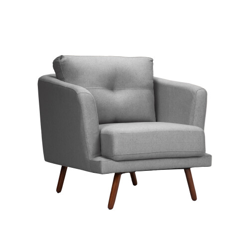 Sillon Poltrona 1 Cuerpo Triunfo Gris