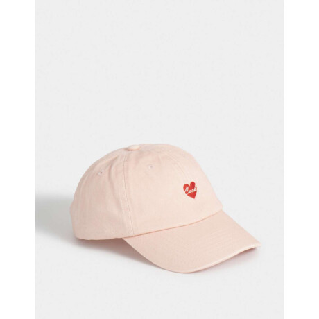 Gorra Canvas Bordada Rosa Viejo