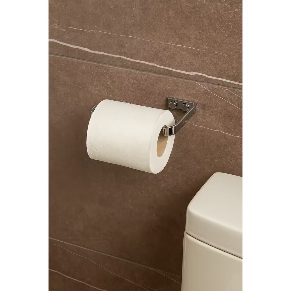 PORTARROLLO DE ACERO CROMADO Portarrollo De Acero Cromado