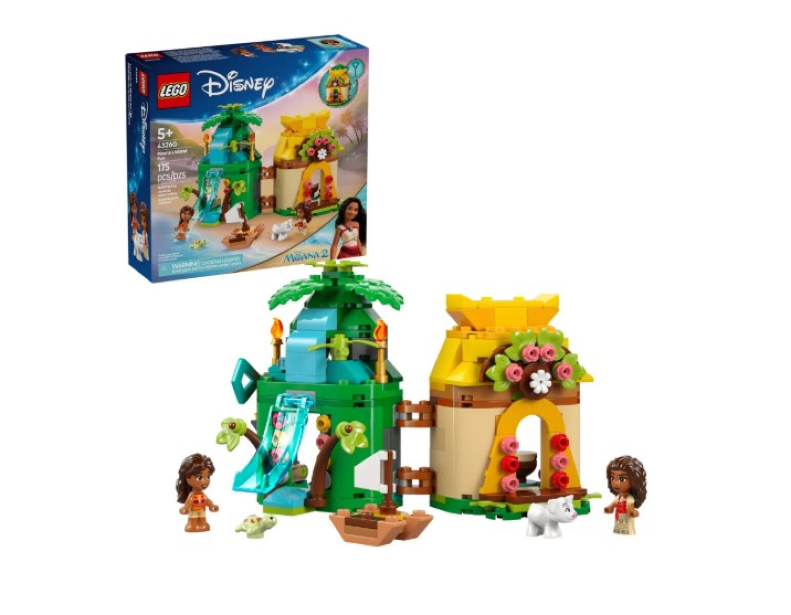 Bloques Para Armar Lego Disney Diversión En La Isla De Moana 175 Pzas 5+ 
