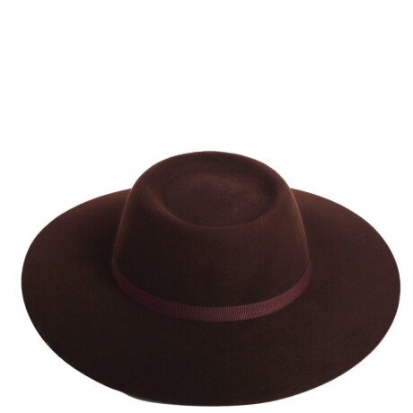Sombrero Nutria Campero Copa Alta Marron