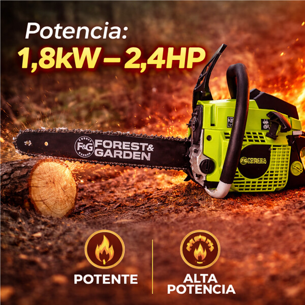 Motosierra Gasolina 45cc Espada 18" Mo 645/1/18 MOTOSIERRA FOREST&GARDEN 45CC MO645/1/18