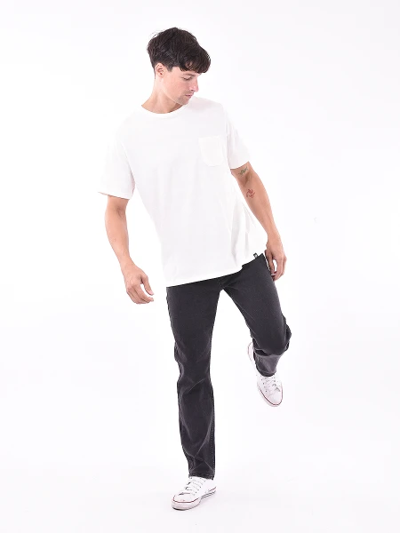 REMERA DIAGONAL OFF WHITE