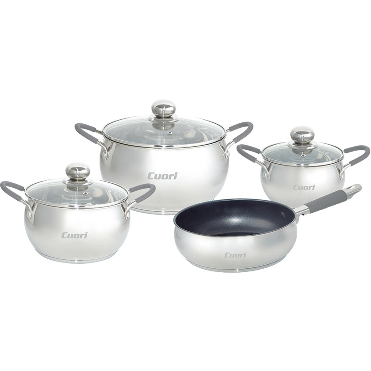 BATERIA DE COCINA 7 PZS CUORI PARMA 