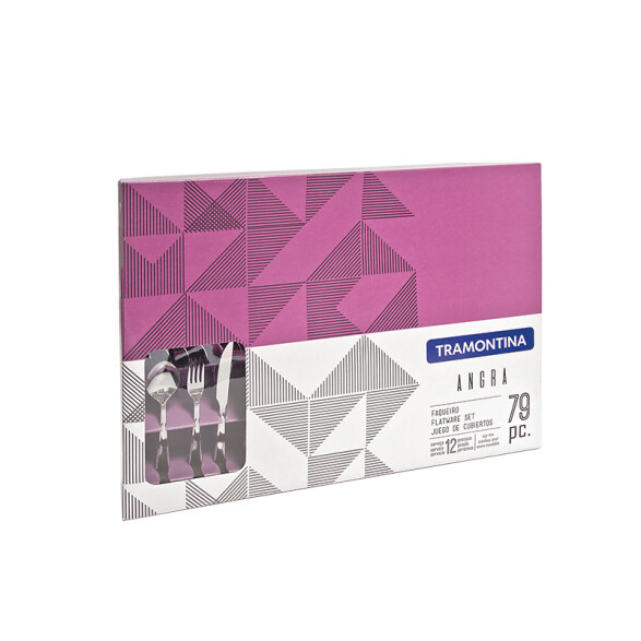 Juego de cubiertos inoxidable 79 piezas "ANGRA" -TRAMONTINA TF2387