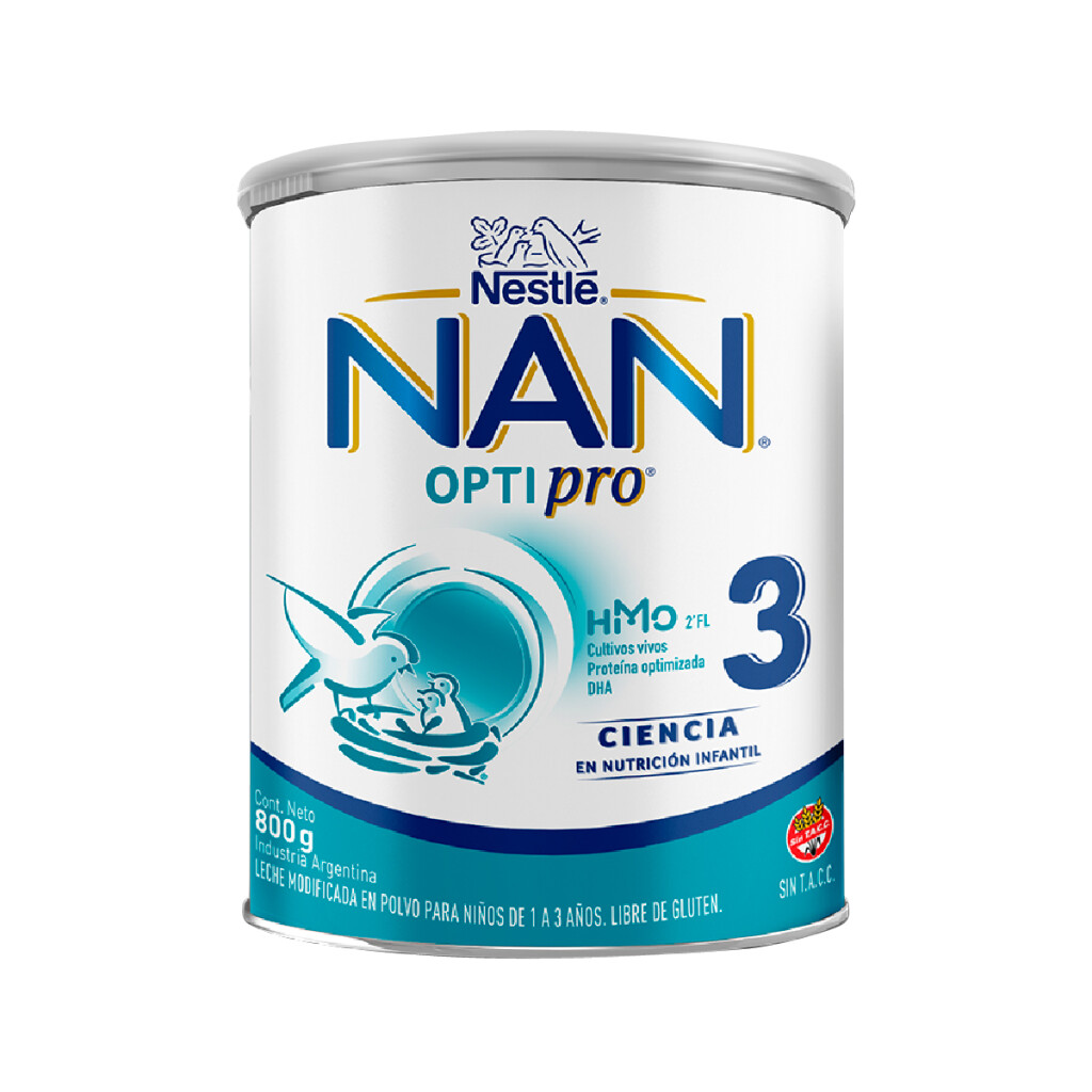 Leche en Polvo Nan Optipro 3 Nestle - 800 gr