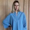 Bluson Ambar Denim Celeste