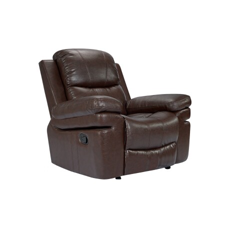 POLTRONA RECLINABLE 1 CUERPO PU MARRON MR2138 CHOC.