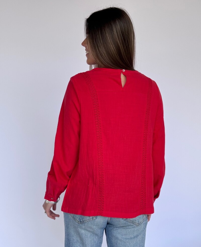 Blusa Jazmin roja