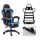 Silla gamer giratoria NEGRO Y AZUL
