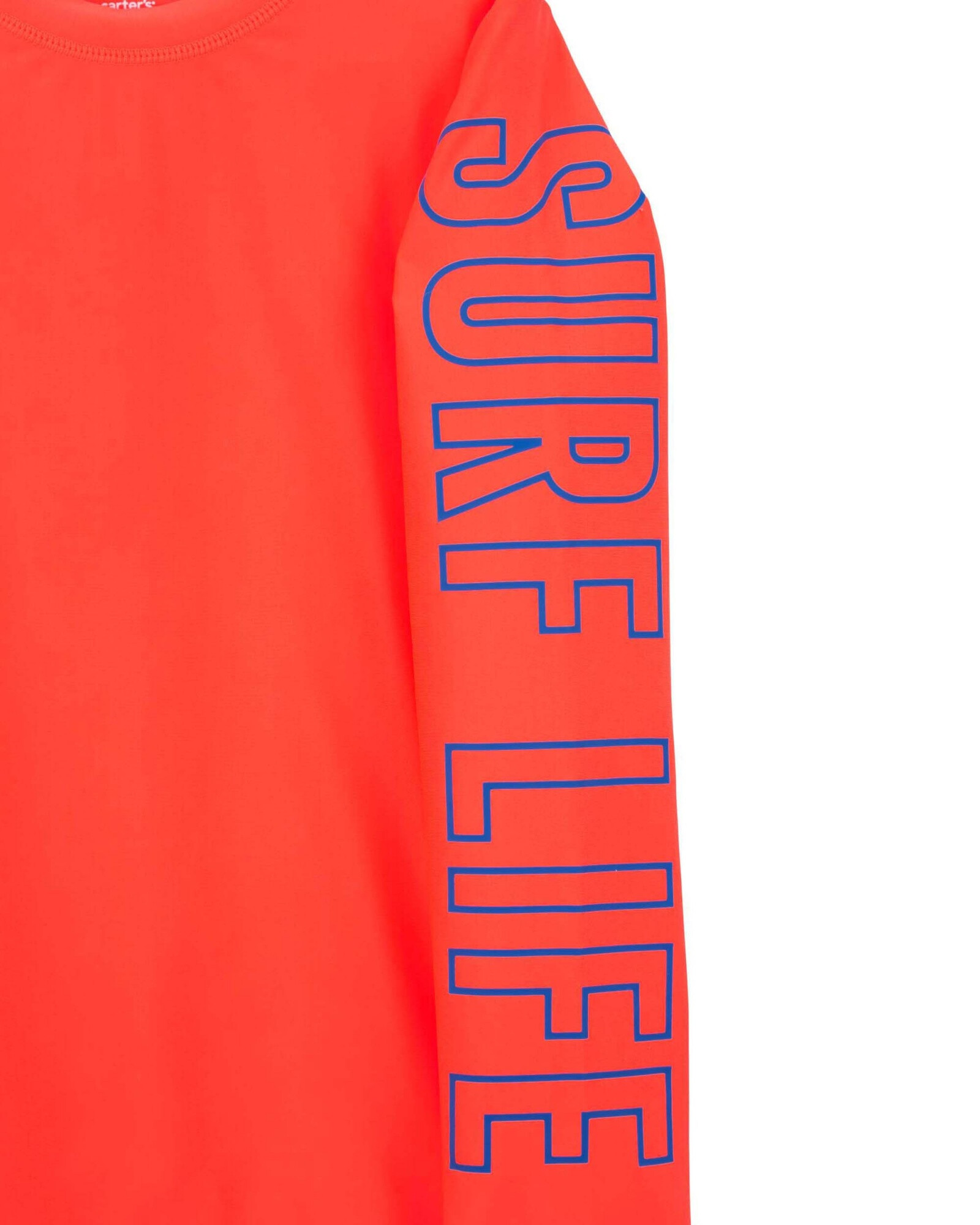 Remera de baño manga larga con protección UPF 50+ estampa surf Sin color