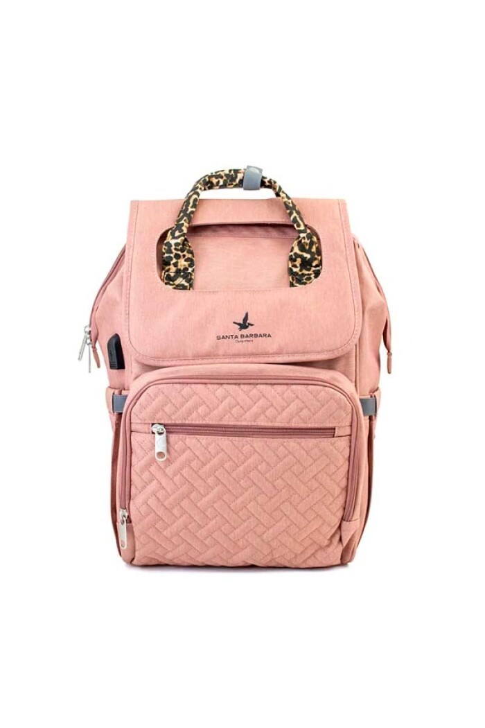 MOCHILA SANTA BARBARA ANIMAL PRINT WUHAN Rosa