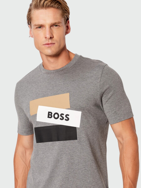 BOSS -Remera de algodón regular fit, Tessler Arena