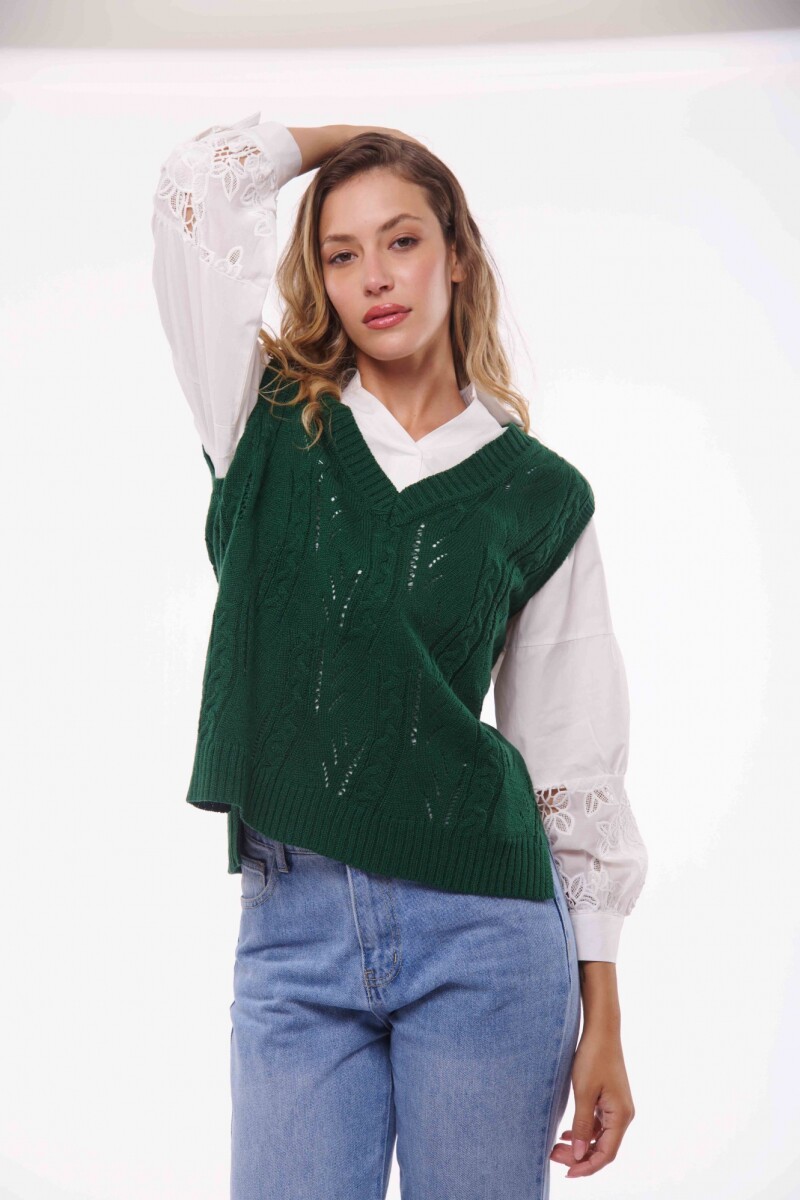 CHALECO ANETA VERDE