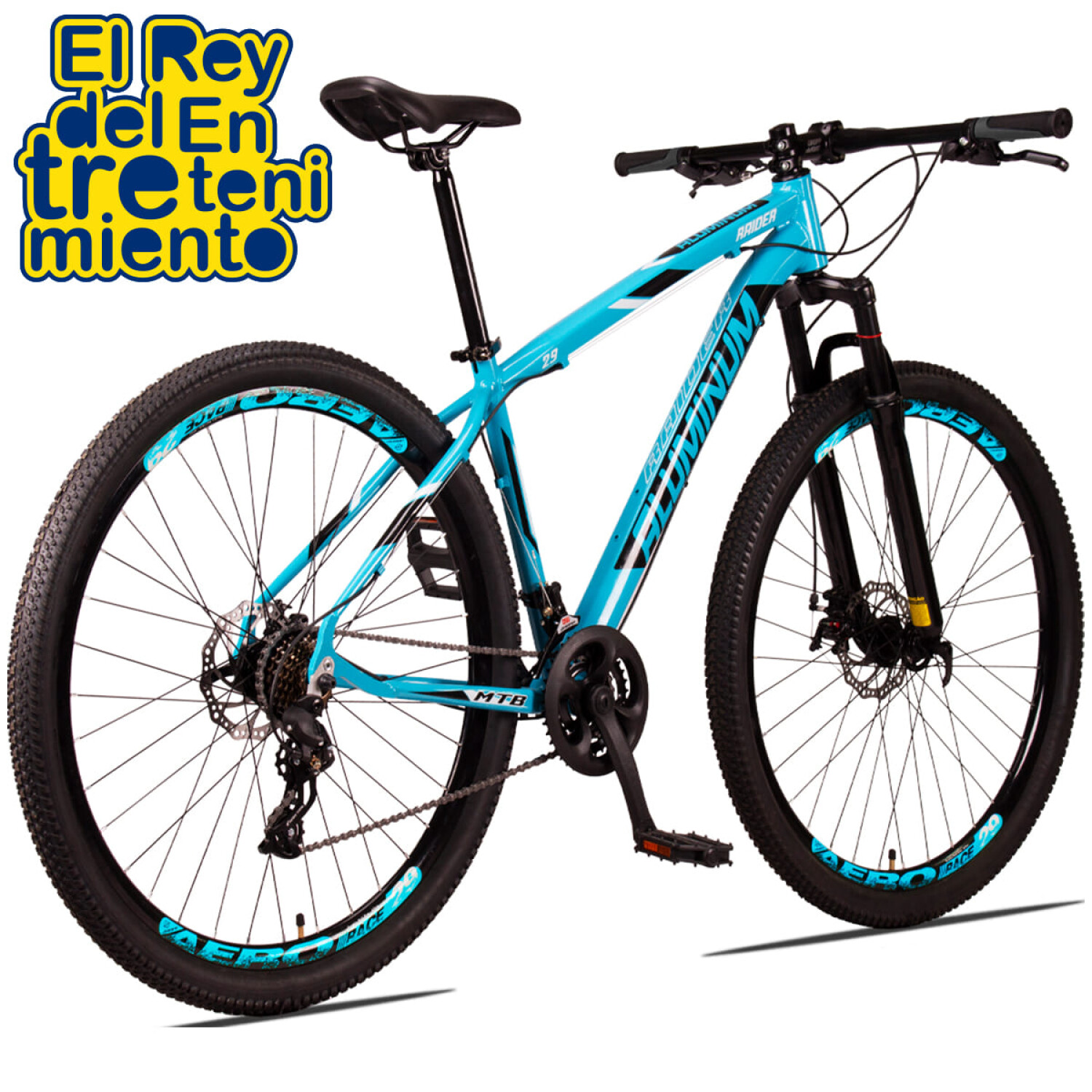 Juego de ruedas de bicicleta de montaña, 29 pulgadas, buje azul, aleación  de aluminio, freno de disco para bicicleta MTB con liberación rápida y –  Yaxa Colombia