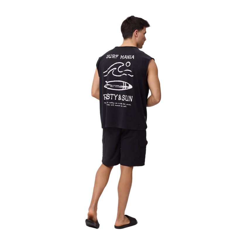 Musculosa Rusty Marea - Negro Musculosa Rusty Marea - Negro