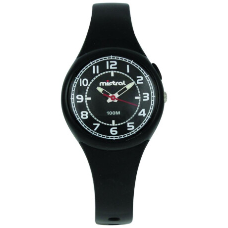 Reloj Mistral Deportivo Silicona Negro 0