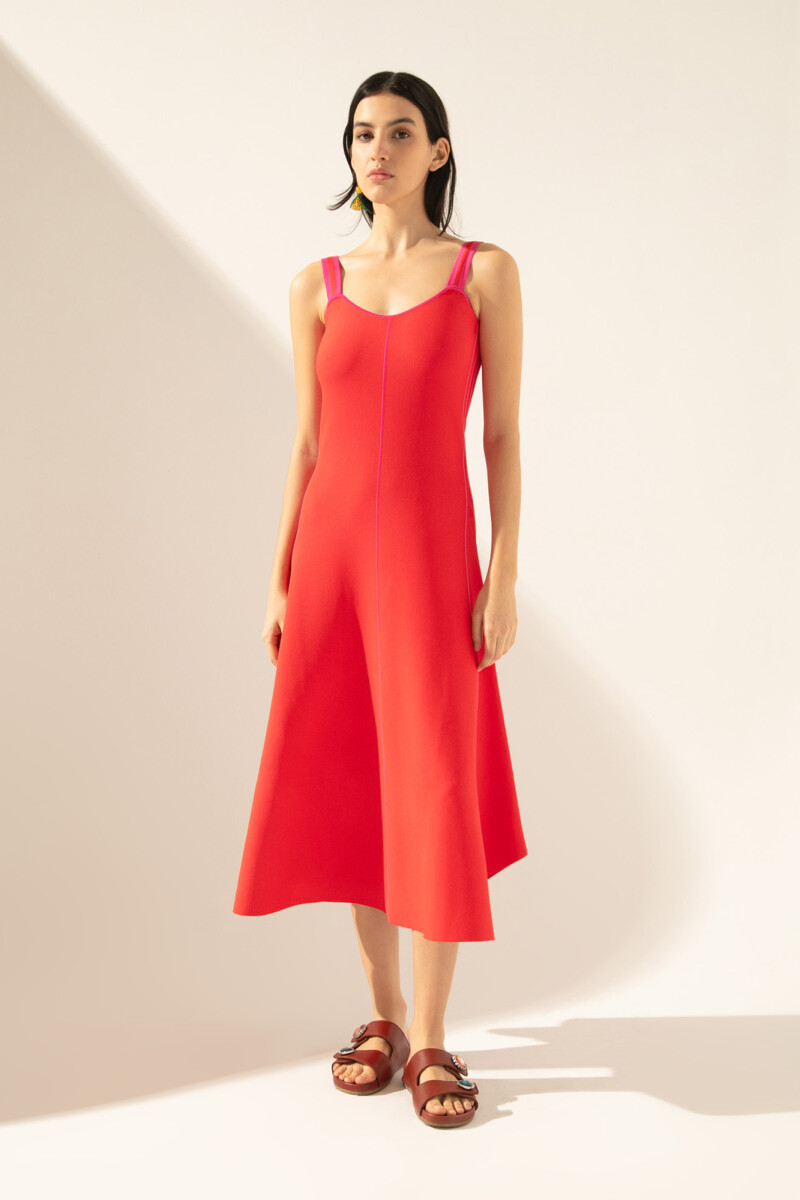 VESTIDO BLOSSOM Rojo