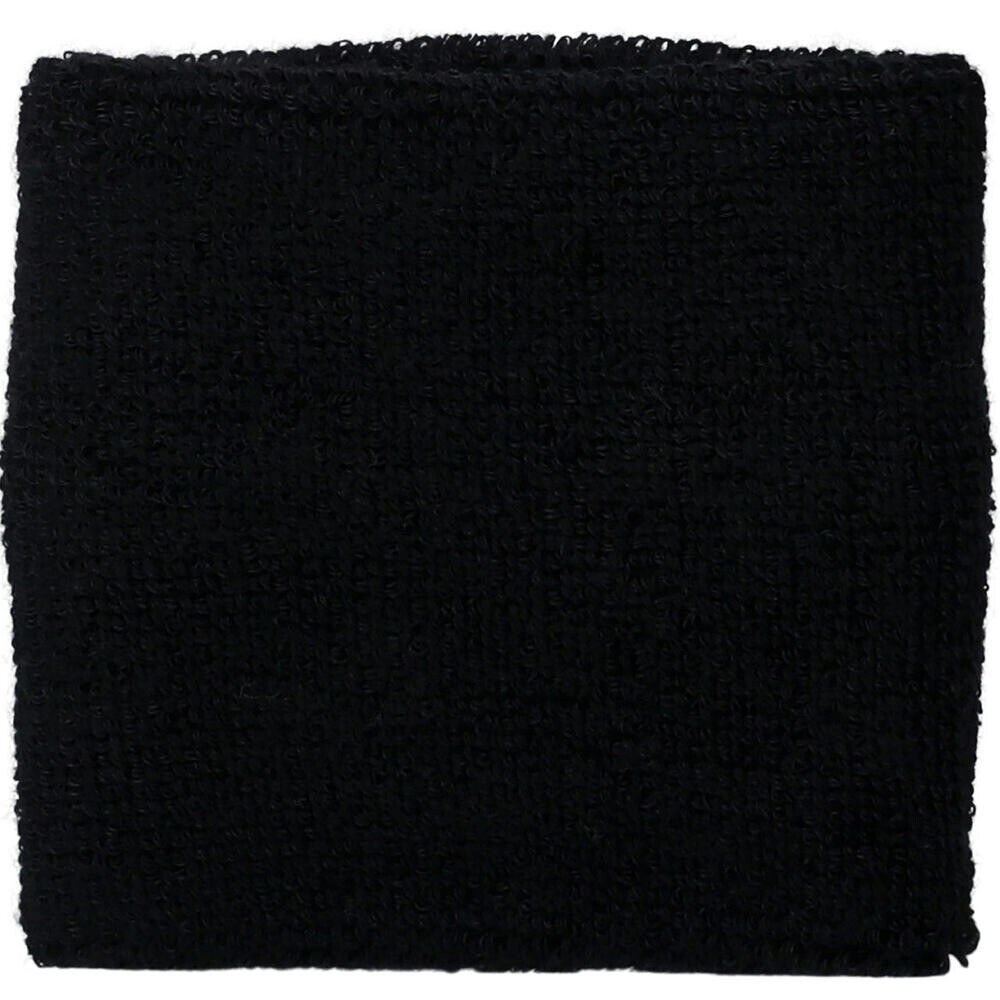 Muñequeras Tenis Wrist Band Pair Unisex Performance Black