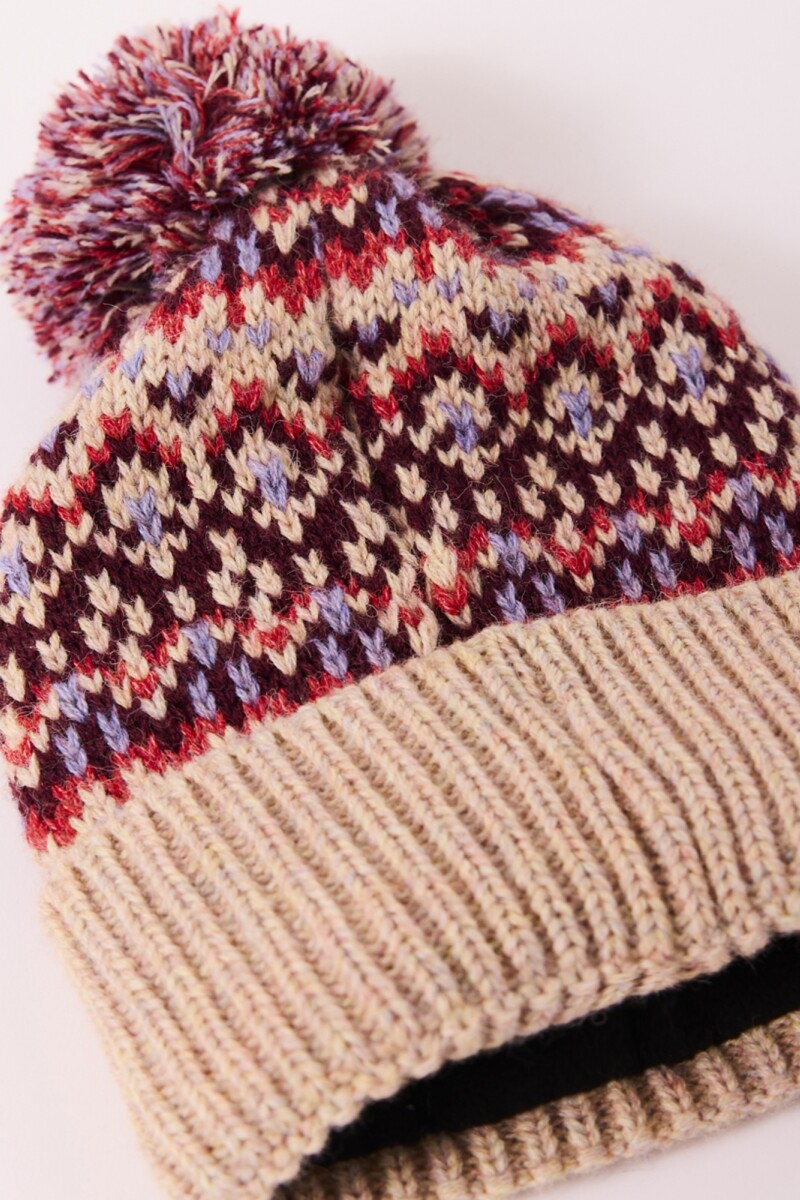 FIRST FROST FAIRISLE POMB Marfil