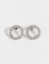 Aros Pasantes Con strass Aros Con Strass - Plateado