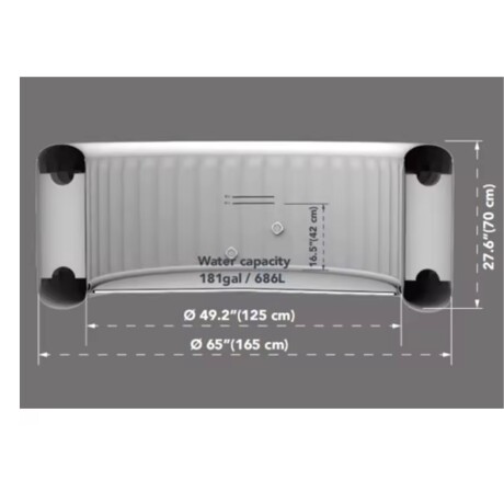 Jacuzzi inflable Wave Atlantic 4 Jacuzzi inflable Wave Atlantic 4