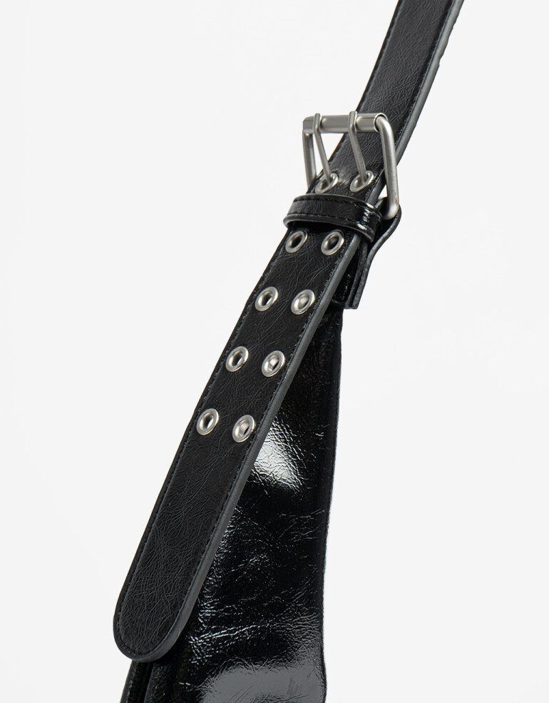 City Cartera Formato Baguette - Negro