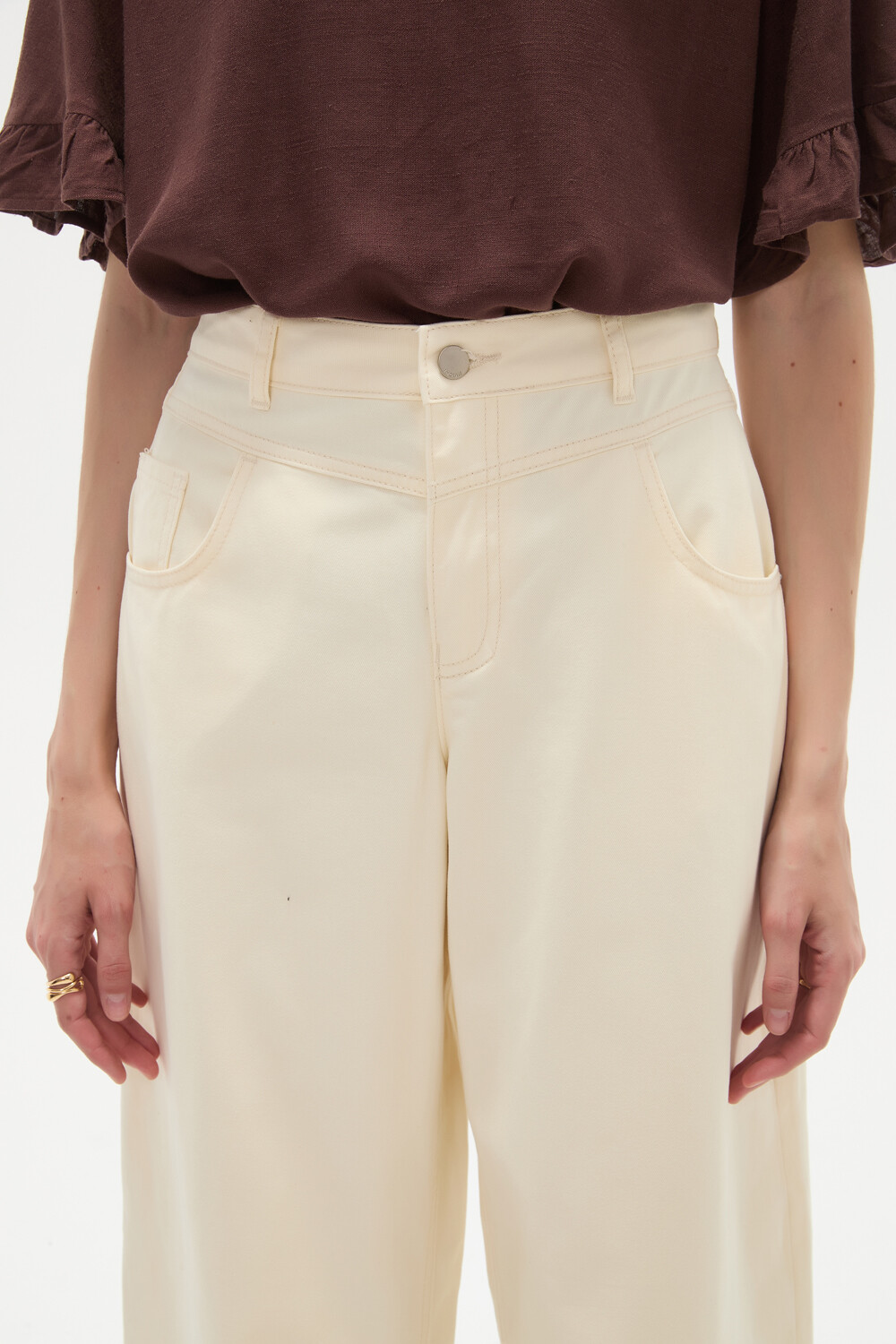 Pantalon Grava Crudo / Natural