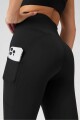 Leggings Cold Weather High-Waisted Pocket Mujer Black