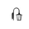 FAROL TRAPEZOIDAL PARA PARED CON MENSULA NEGRO E27 FAROL TRAPEZOIDAL PARA PARED CON MENSULA NEGRO E27