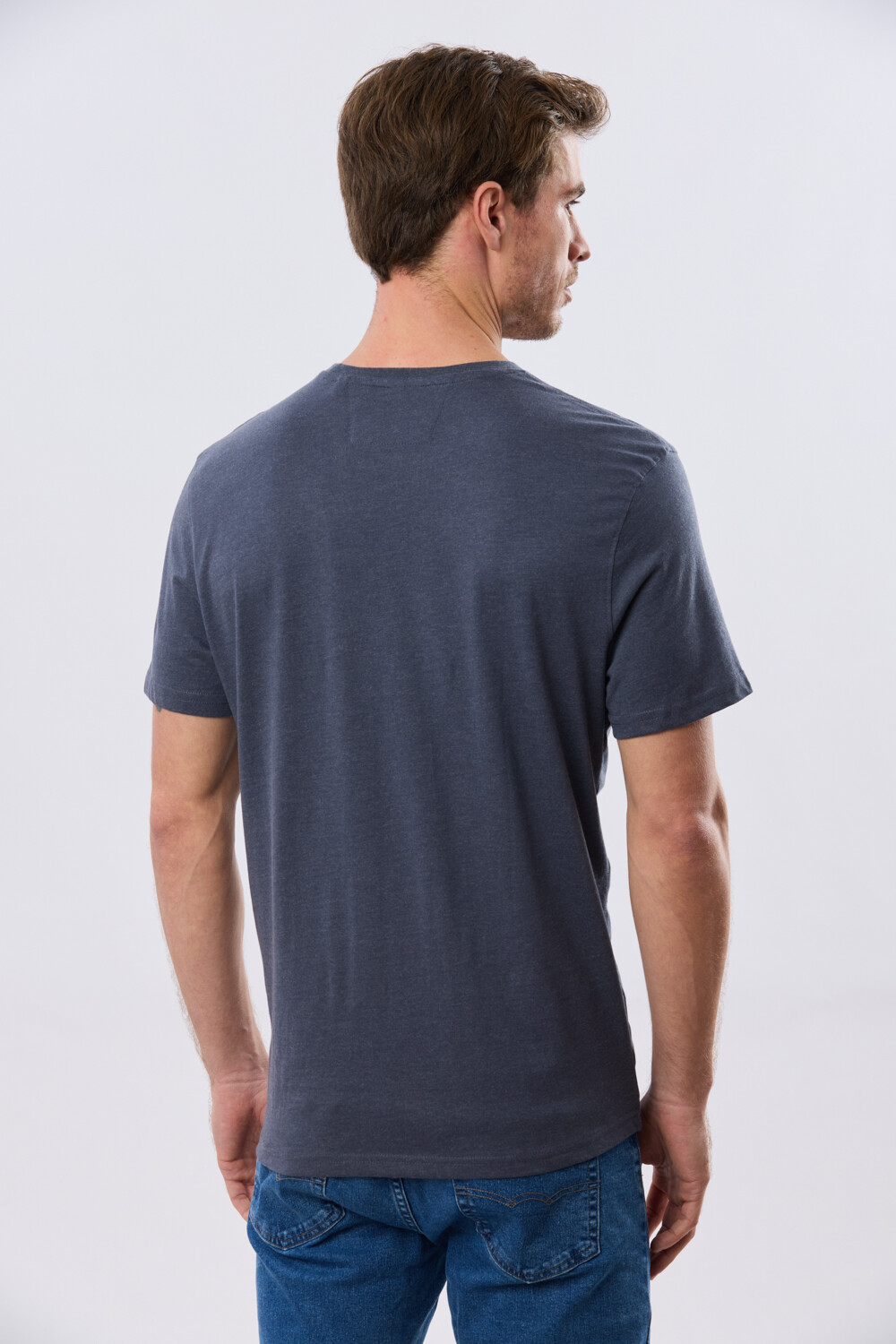 REMERA ESTAMPADA DE ALGODÓN Denim