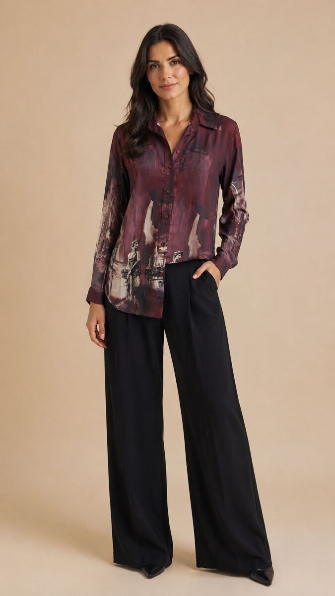 CAMISA CLARISSE - Magenta 